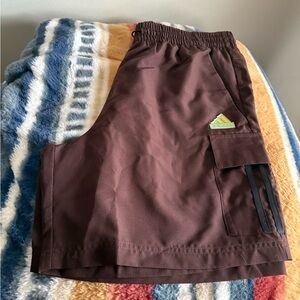 Brown Adidas Men's Cargo Shorts